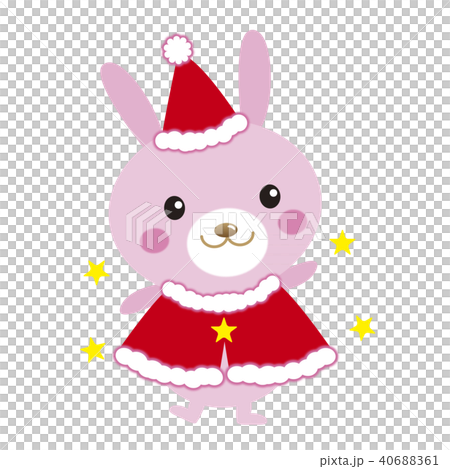 Rabbit Christmas - Stock Illustration [40688361] - PIXTA