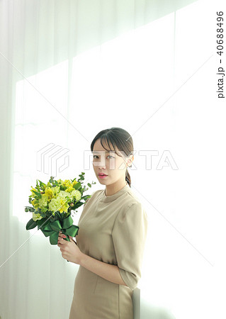 朝 若い女性 韓国人 40688496