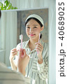 朝 若い女性 韓国人 40689025