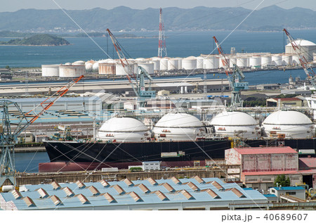 番の州工業地帯の景色 番の州工業地帯の景色 40689607