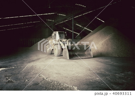 Loaders in large warehouses. Loaders in large warehouses. 40693311