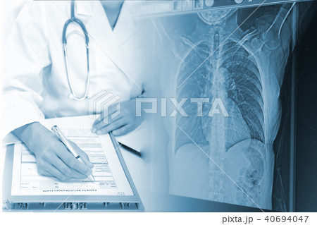 医療イメージ　画像診断 40694047