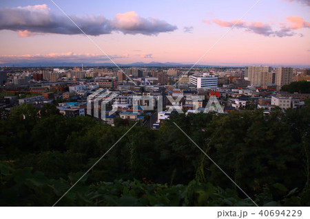 札幌市西区の夕景 40694229