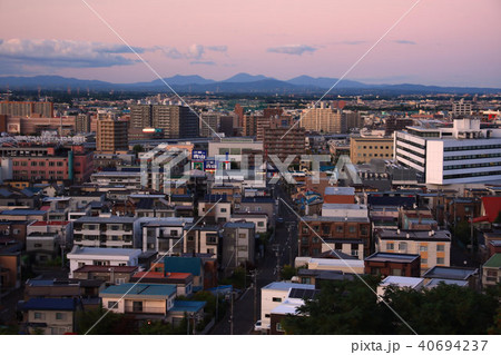 札幌市西区の夕景 40694237