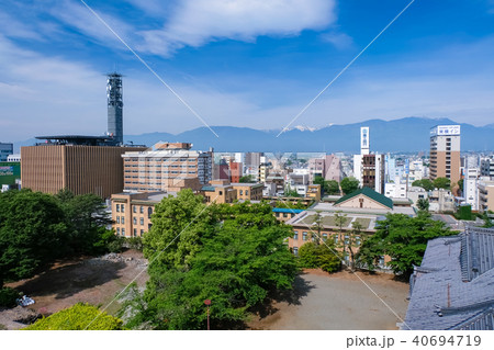 甲府城跡からの甲府市街 40694719