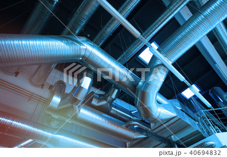 Ventilation pipes ducts  industrial air condition 40694832