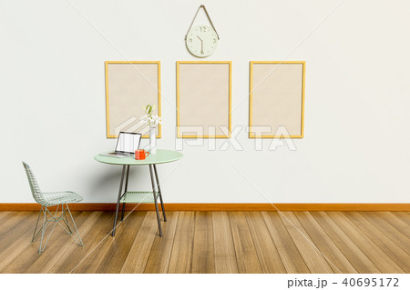 Mock up poster interior 40695172