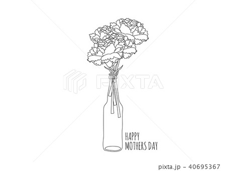 ベクター素材 カーネーション のイラスト素材