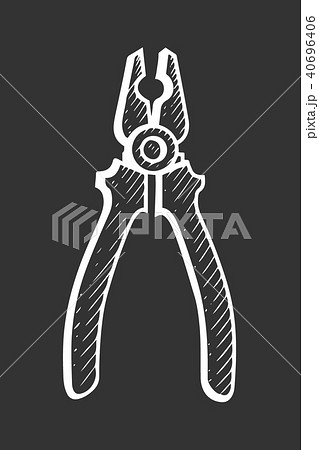 Pliers Hand drawn 40696406