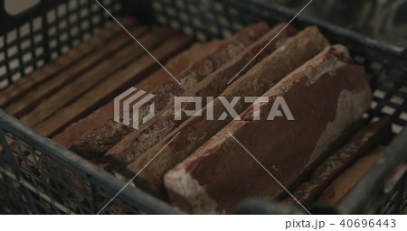 brick cuts tile in the container 40696443