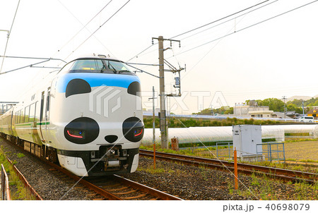 パンダくろしお号JR287 Panda face Express Train Kuroshio 92 パンダくろしお号JR287 Panda face Express Train Kuroshio 92 40698079