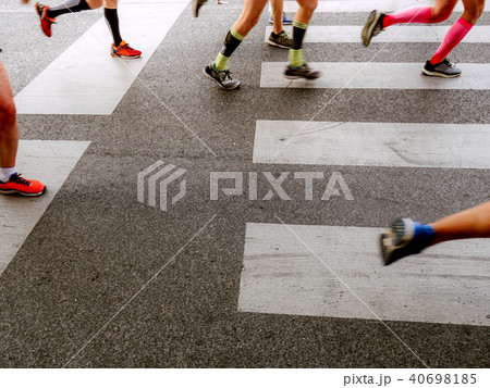 group legs runners athletes group legs runners athletes 40698185