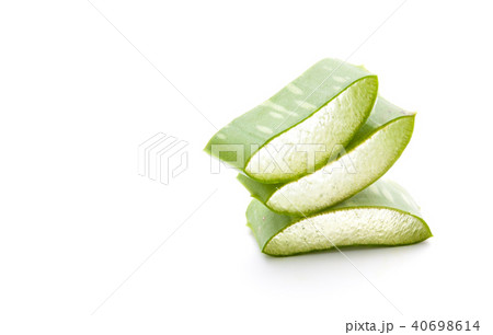 Aloe vera sliced isolated 40698614