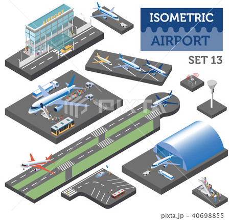 3d isometric airport and city map constructor 3d isometric airport and city map constructor 40698855