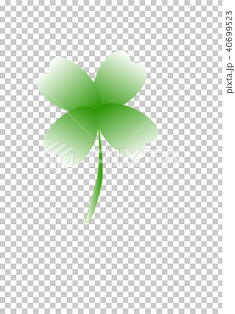 Vector, four leaves, lucky grass, four-leaf clover 40699523