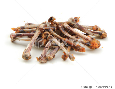 Chicken Bones is on white background 40699973