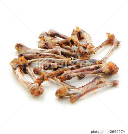 Chicken Bones is on white background Chicken Bones is on white background 40699974