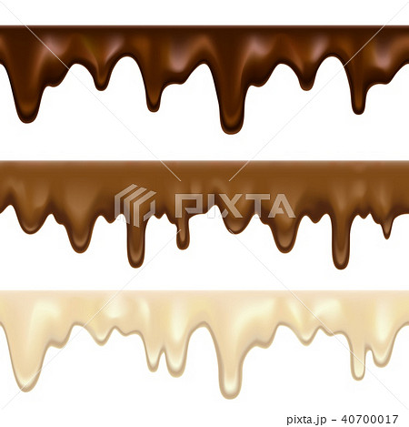 Dripping white chocolate melt 40700017