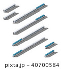 American passenger commuter and intercity trains 40700584