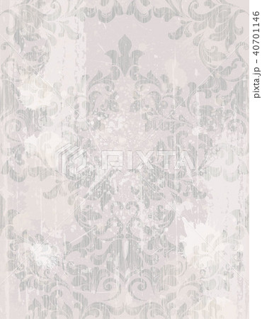 Vector damask pattern element. Classical luxury 40701146