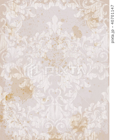 Vector damask pattern element. Classical luxury 40701147
