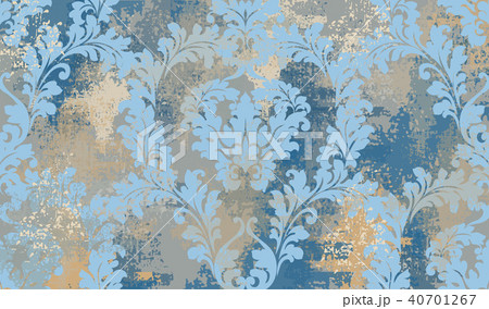 Luxury classic ornament Vector. Grunge background 40701267