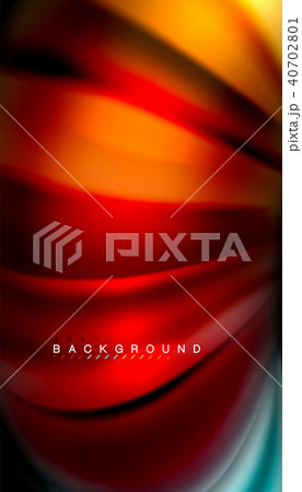 Abstract wave lines fluid rainbow style color stripes on black background Abstract wave lines fluid rainbow style color stripes on black background 40702801