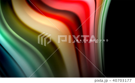 Fluid mixing colors, vector wave abstract background Fluid mixing colors, vector wave abstract background 40703177