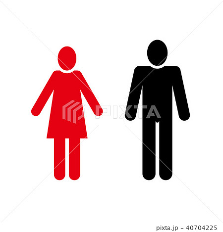 ピクトグラム 男女のイラスト素材