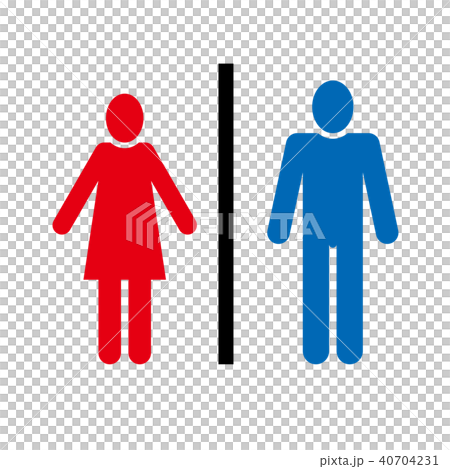 Pictogram men and women - Stock Illustration [40704231] - PIXTA