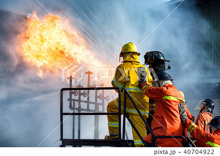 The Employees Annual training Fire fighting 40704922