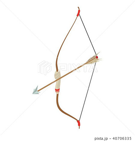 Archery equipment icon, isometric style 40706335