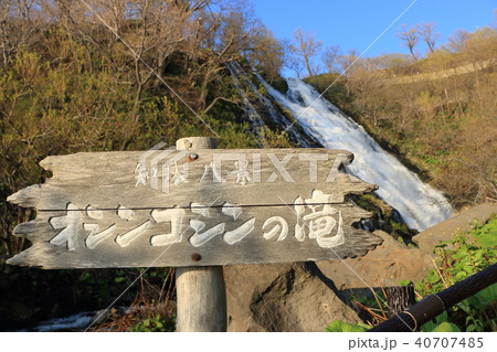 オシンコシンの滝・知床（春） 40707485