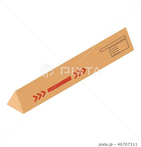 Long box icon, isometric style Long box icon, isometric style 40707511