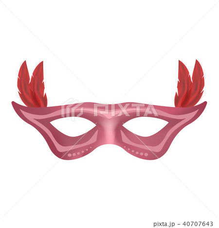 Carnival mask mockup, realistic style 40707643
