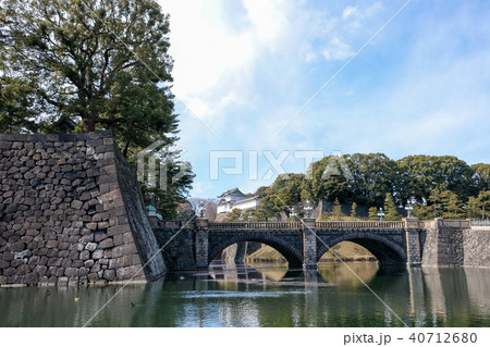 皇居の二重橋 40712680