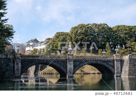 皇居の二重橋 皇居の二重橋 40712681