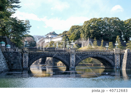 皇居の二重橋 皇居の二重橋 40712683