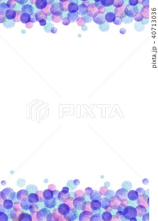 Polka Dot Water Image Background Frame Vertical Stock Illustration