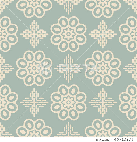 Antique color retro pattern seamless background 40713379