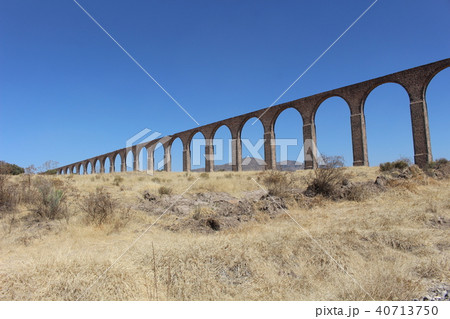 世界遺産・テンブレケ水道橋　メキシコ 40713750