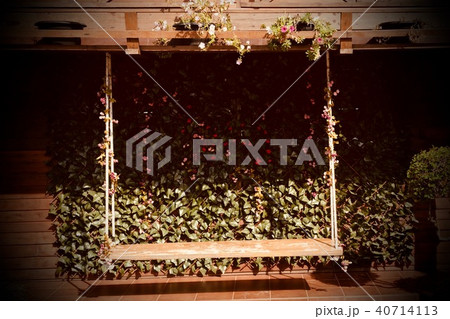 Swing in the garden. 40714113