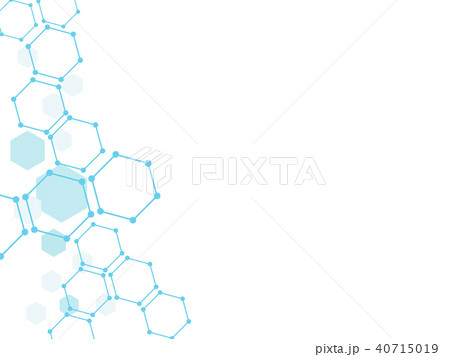 Abstract hexagon technology background. 40715019
