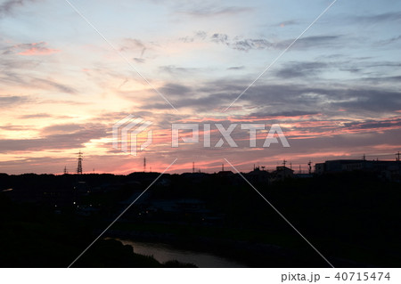 夕焼け 夕焼け 40715474