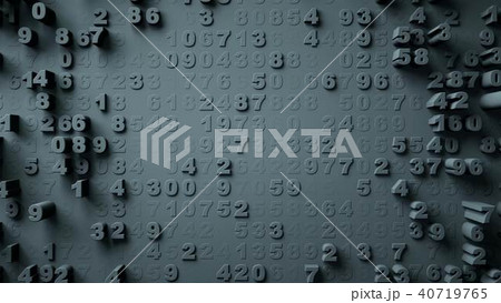 Abstract Numbers Random Motion 40719765