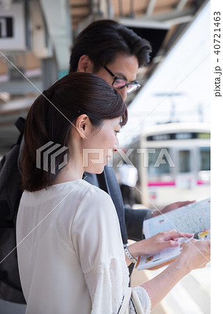 電車待ちイメージ　撮影協力「京王電鉄株式会社」 40721463