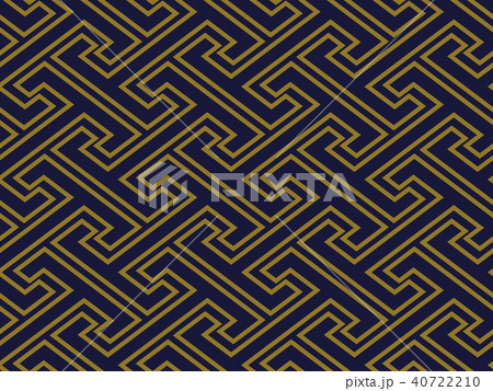 Antique gold retro pattern seamless background Antique gold retro pattern seamless background 40722210