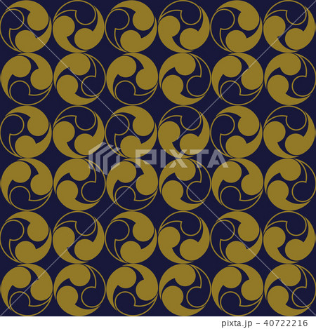 Antique gold retro pattern seamless background Antique gold retro pattern seamless background 40722216