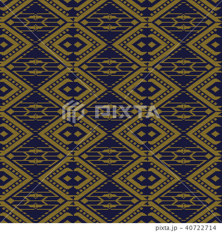 Antique gold retro pattern seamless background 40722714