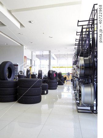 car tires in car repair service, shop car tires in car repair service, shop 40722968